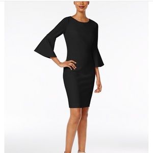 NWOT Calvin Klein Bell Sleeve Dress